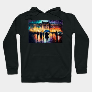 Buckingham Palace on a rainy evening - Part III Hoodie